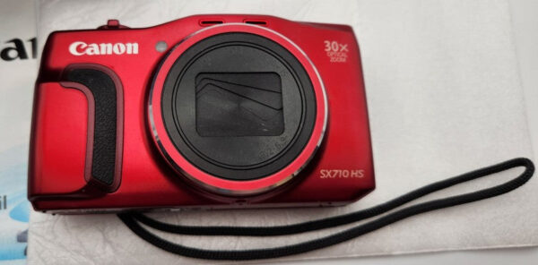 Canon Powershot Sx710 Hs Compact Digital Camera Red Near Mint With Box - Image 2