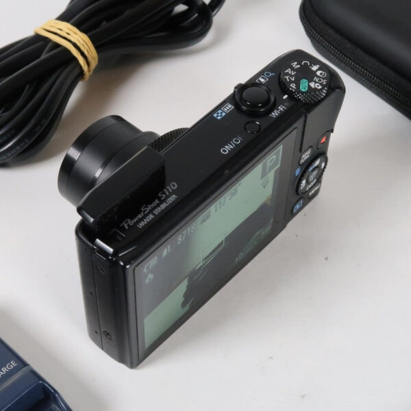 Canon Powershot S110 12.1 Mp Digital Camera Black With Case And Sd Card - Excellent Condition - Image 6