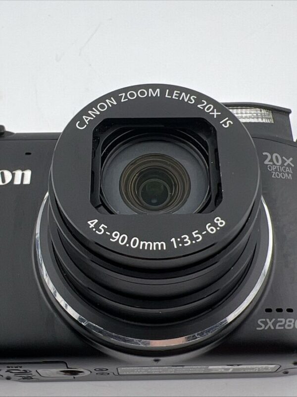 Canon Powershot Sx280 Hs Digital Camera Black 20X Zoom 12.1Mp - Image 11