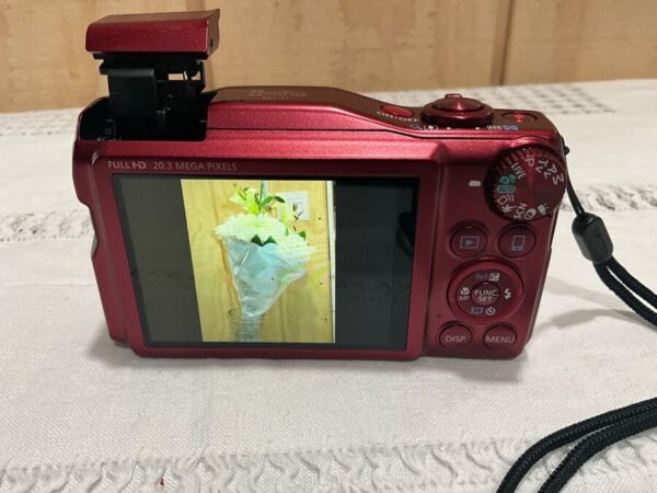 Near Mint Canon Powershot Sx710Hs Wi-Fi Camera 20.3Mp 30X Optical Zoom Red - Image 12