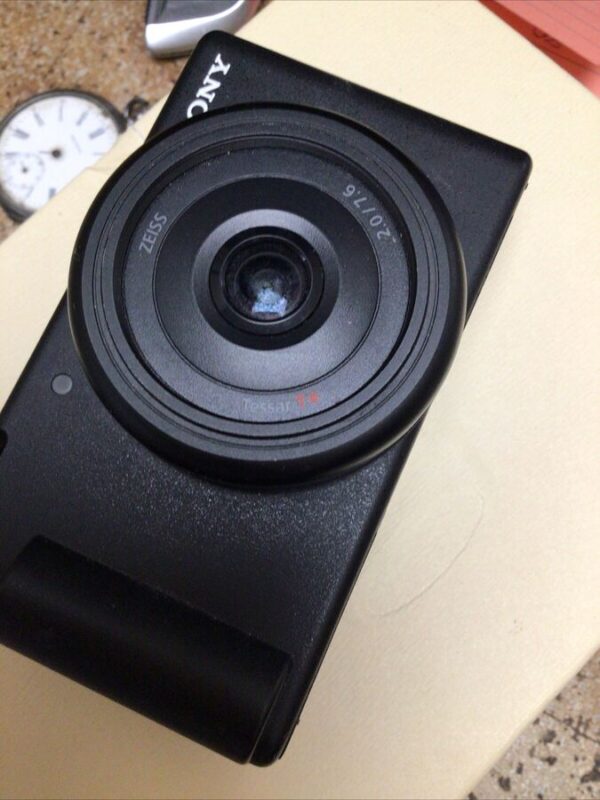 Sony Zv-1F Camera With A Wide & Macro Lens
