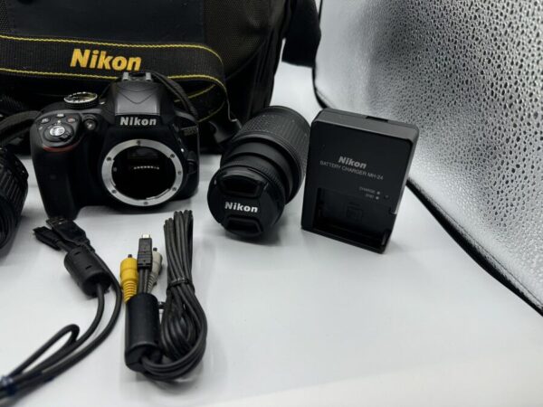 Nikon D3300 24.2Mp Digital Slr Camera  18-55Mm/55-200Mm - Image 4