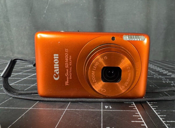 Canon Powershot Sd1400 Is Orange 14.1Mp 4X Zoom Compact Digital Camera - Image 4