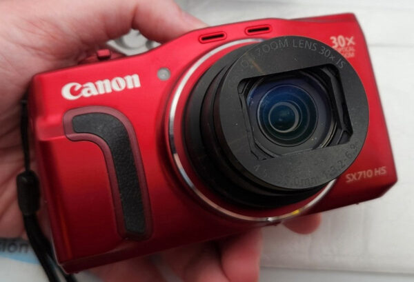 Canon Powershot Sx710 Hs Compact Digital Camera Red Near Mint With Box - Image 7
