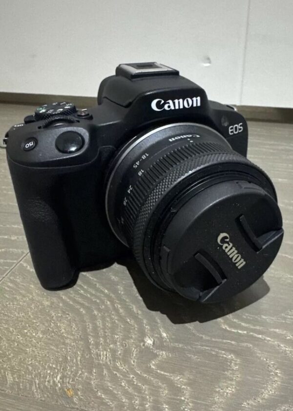 Canon Eos R50 4K Video Mirrorless Camera With Rf-S 18-45Mm F/4.5-6.3 Is Stm Lens