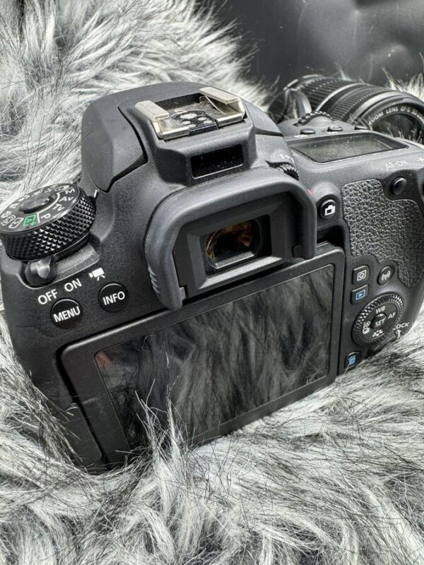 Canon Eos 77D 24.2 Mp Digital Slr Camera With Ef-S 18-55Mm & Ef-S 55-250Mm Lenses - Image 5