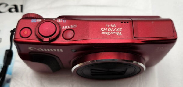 Canon Powershot Sx710 Hs Compact Digital Camera Red Near Mint With Box - Image 3