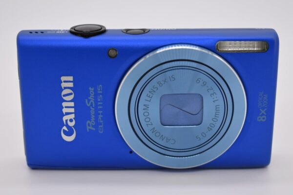 Canon Powershot Elph 115 Is Digital Camera Blue 16.0Mp 5X Optical Zoom - Image 2