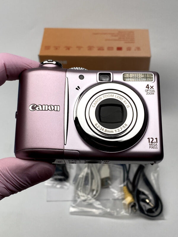 Canon Powershot A1100 Is 12.1 Mp Digital Camera - Rare Pink - Mint! - Image 3