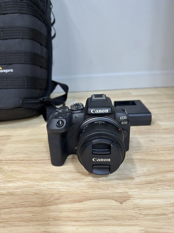 Canon Eos R10 24.2Mp Mirrorless Camera - Black (Rf-S 18-45Mm F/4.5-6.3 Is Stm) - Image 10
