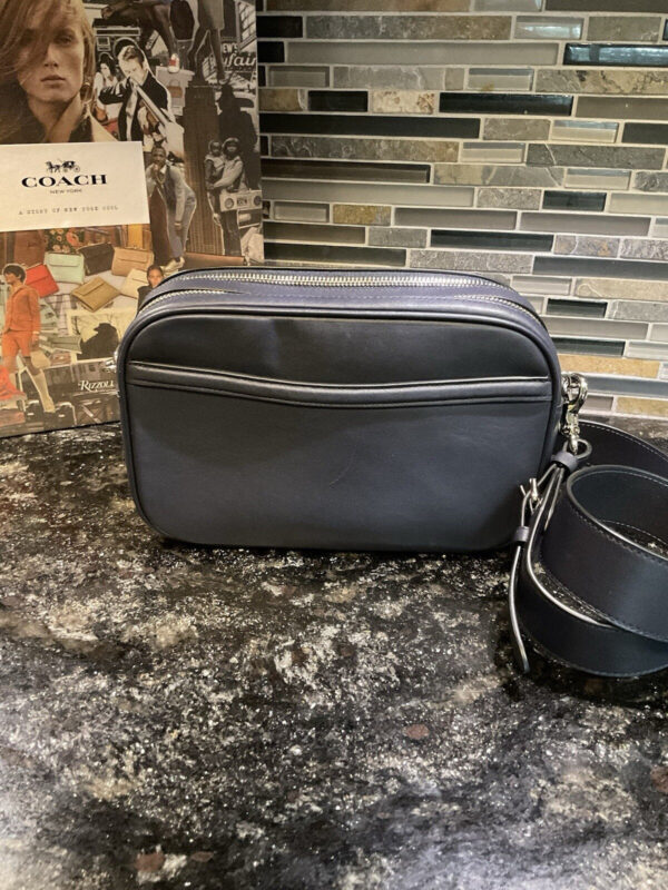 Coach Jes Bag With Star Quilting Napa Leather 1904 Navy Blue - Image 3
