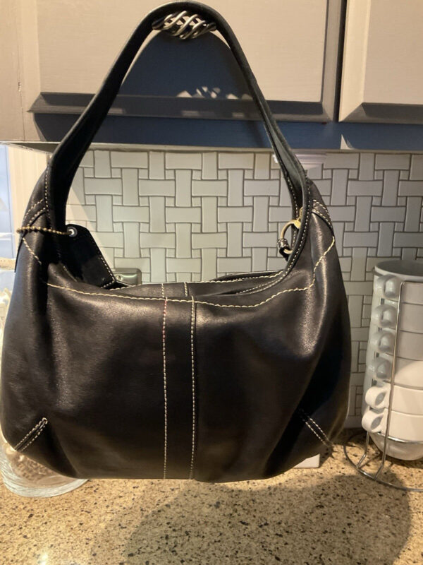 COACH Vintage Ergo Glovetanned Leather Shoulder Bag 10740 Black - Image 2
