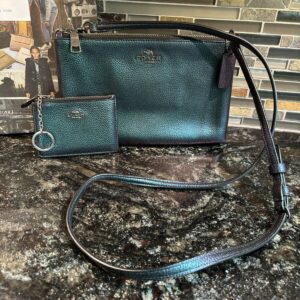 Coach Lyla Crossbody NASA Hologram Iridescent Mermaid Oil Slick Leather 22555