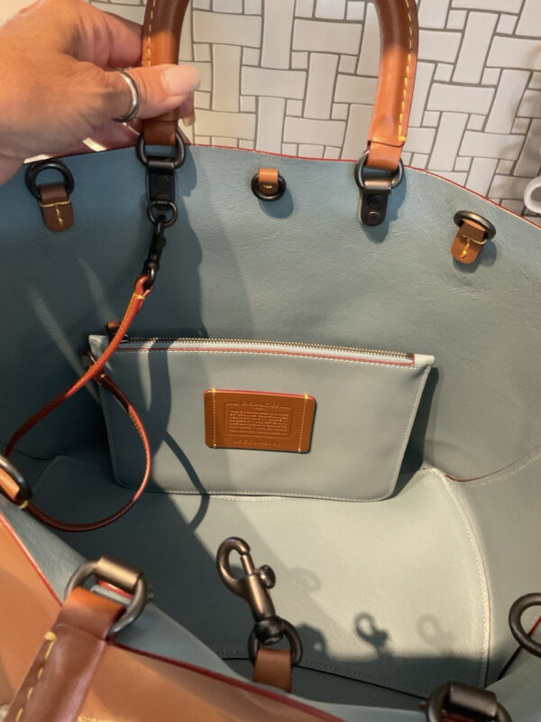 COACH 1941 Rogue Tote Glovetanned Leather Saddle 59136 - Image 12