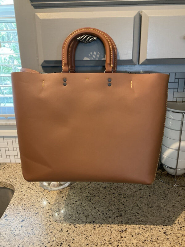 COACH 1941 Rogue Tote Glovetanned Leather Saddle 59136 - Image 2