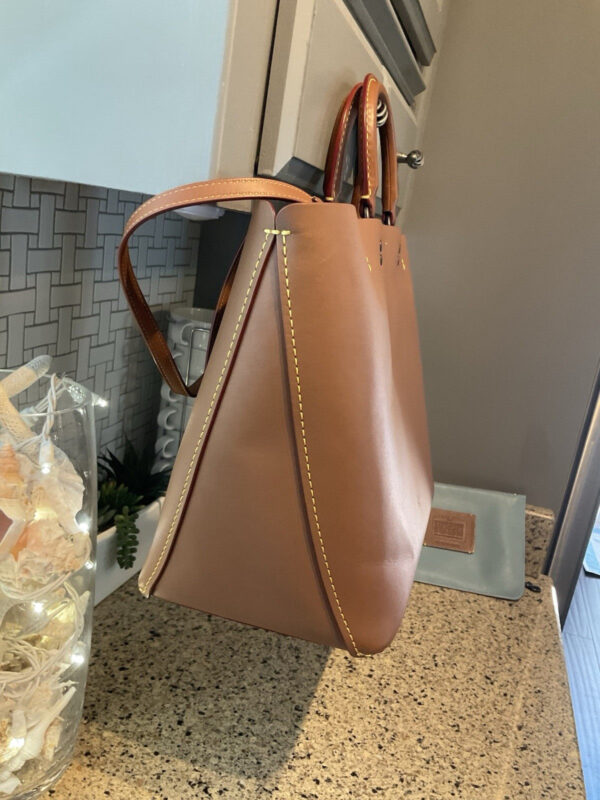 COACH 1941 Rogue Tote Glovetanned Leather Saddle 59136 - Image 5