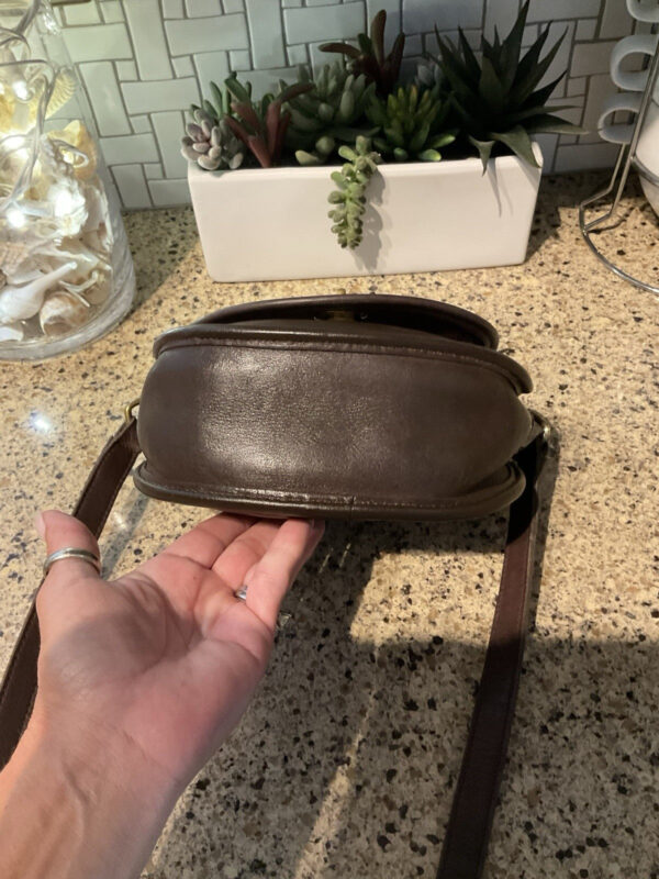 COACH Vintage Watson Bag Leather Crossbody Handbag 9981 Mahogany Brown - Image 6