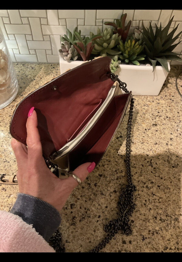 Coach 1941 Tea Rose Beechwood Clutch Glovetanned Leather 58181 - Image 11