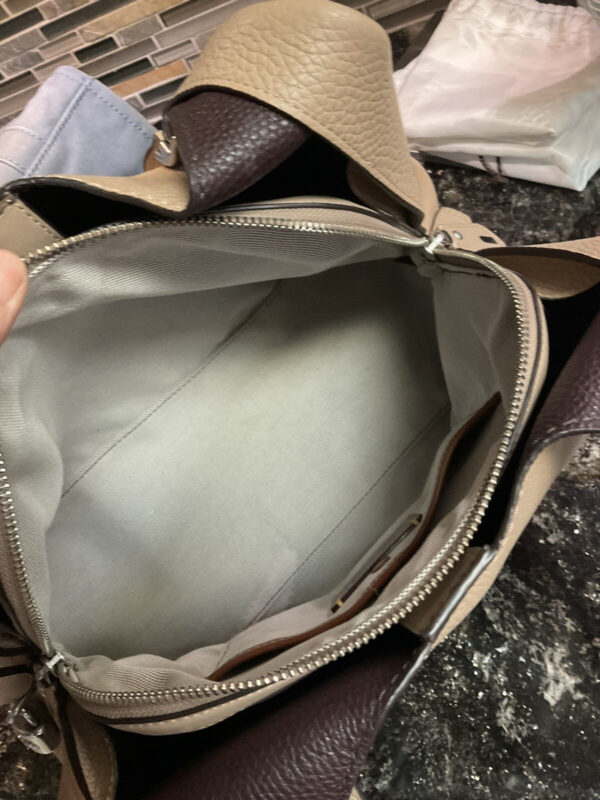COACH 1941 CASS HOBO Glovetanned Leather Black 89004 Taupe - Image 9