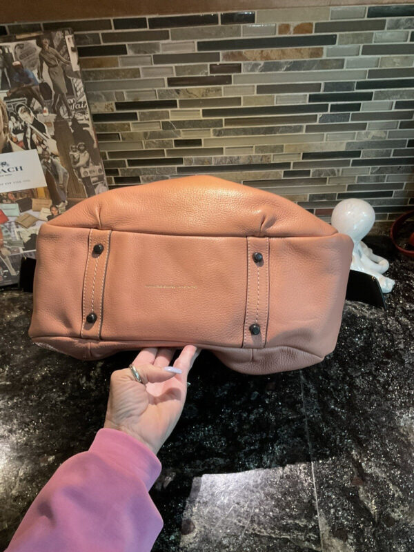 COACH 1941 BANDIT HOBO 39 Glovetanned Pebble Leather Handbag MELON 87363 - Image 5