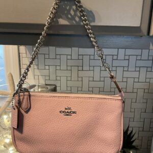 Coach Nolita Large  Wristlet Wallet Clutch  Leather Barbie Pink 53340