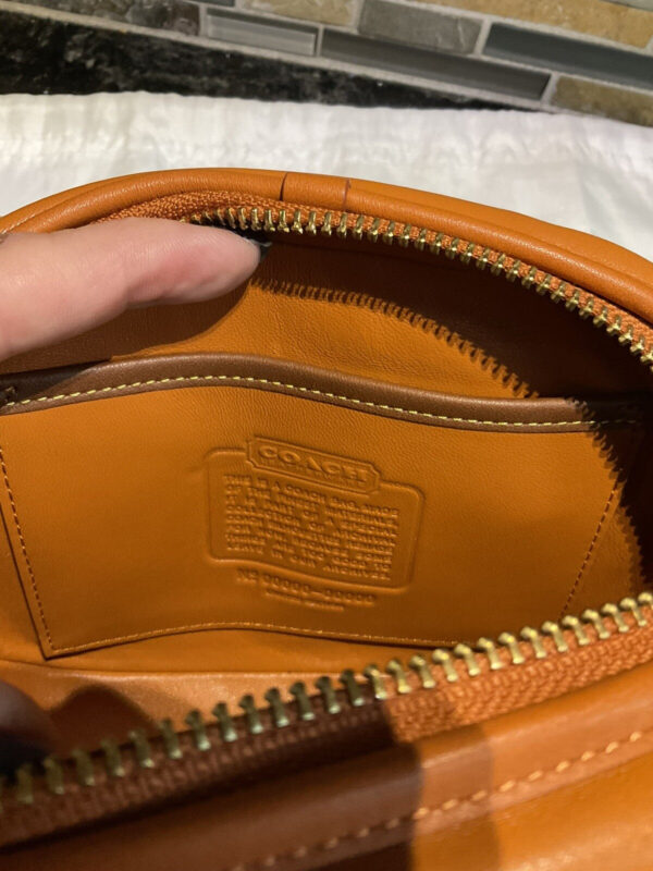 COACH Quilting Napa Leather Camera Shoulder Crossbody Bag C4814 Canyon SAMPLE - Image 8