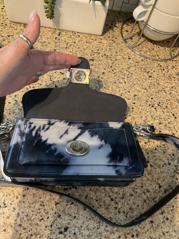 Tabby Shoulder Bag 20 With Tie Dye Print Leather CU079 - Image 6