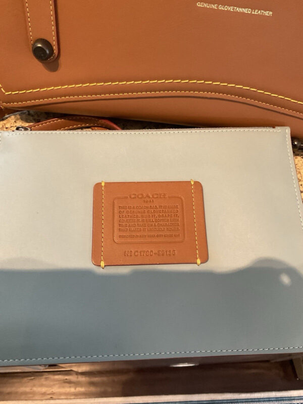 COACH 1941 Rogue Tote Glovetanned Leather Saddle 59136 - Image 10