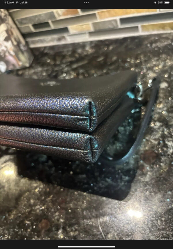 Coach Lyla Crossbody NASA Hologram Iridescent Mermaid Oil Slick Leather 22555 - Image 9