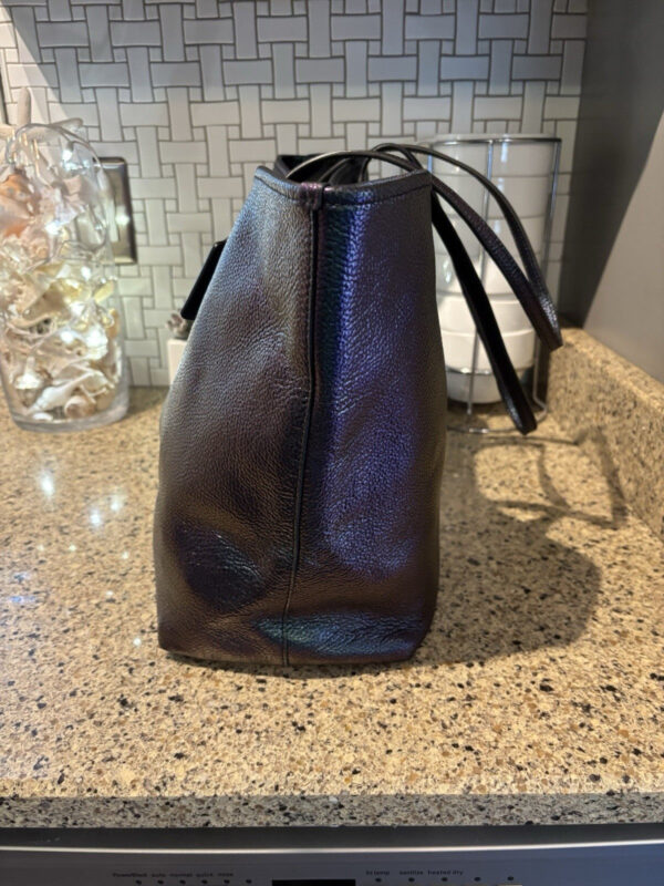 Coach Hologram Oil Slick Iridescent Mermaid Open City Tote 22550 - Image 6