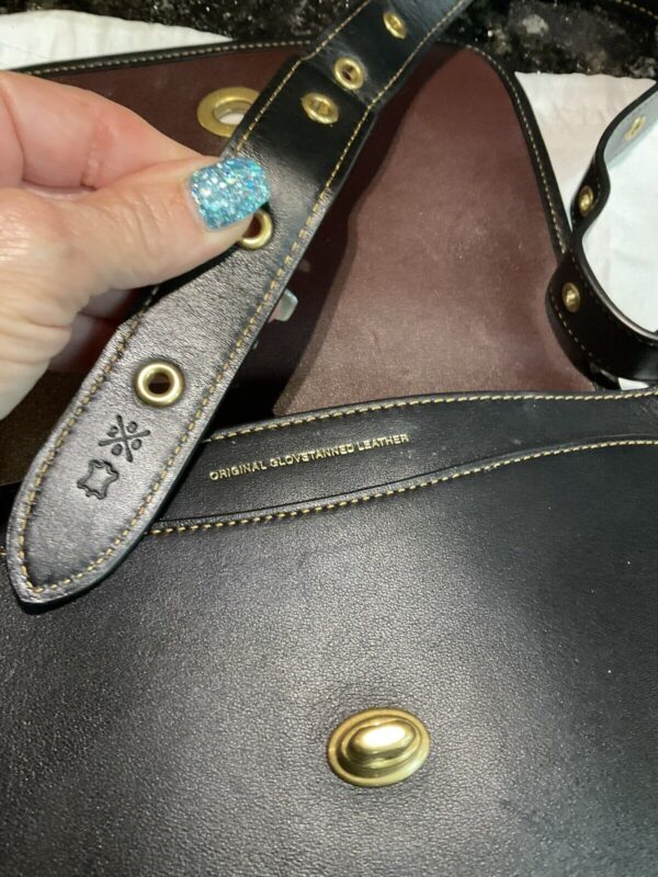 COACH 1941 Glovetanned Leather Rambler Crossbody shoulder Bag 89127 Black Ltd Ed - Image 7