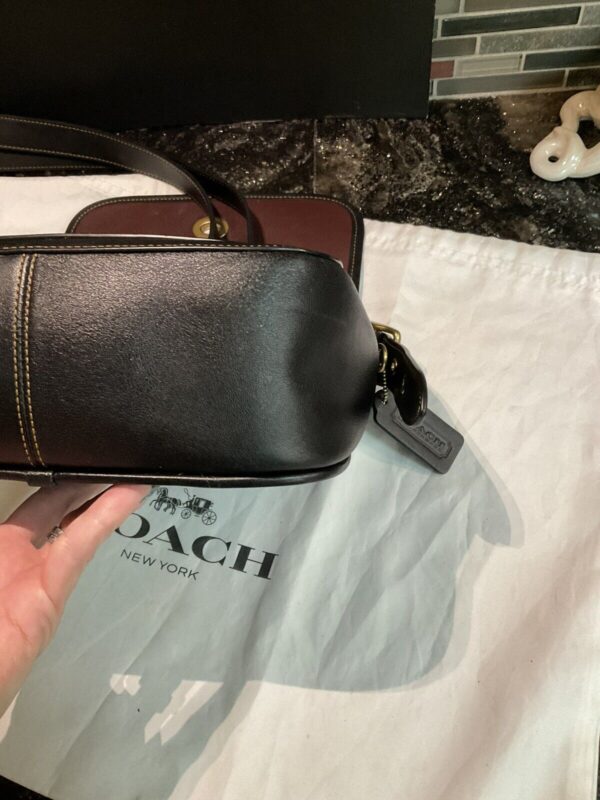 COACH 1941 Glovetanned Leather Rambler Crossbody shoulder Bag 89127 Black Ltd Ed - Image 9