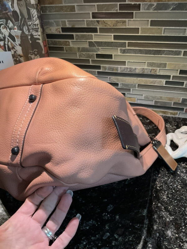 COACH 1941 BANDIT HOBO 39 Glovetanned Pebble Leather Handbag MELON 87363 - Image 7