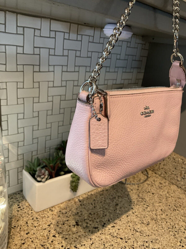 Coach Nolita Large  Wristlet Wallet Clutch  Leather Barbie Pink 53340 - Image 2