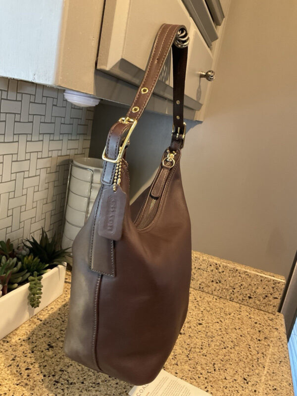 Coach Vintage Legacy West  Hobo  Glovetanned Leather Mahogany Brown 9823 - Image 5