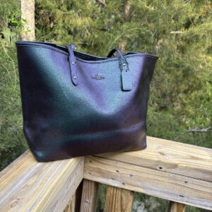 Coach Hologram Oil Slick Iridescent Mermaid Open City Tote 22550