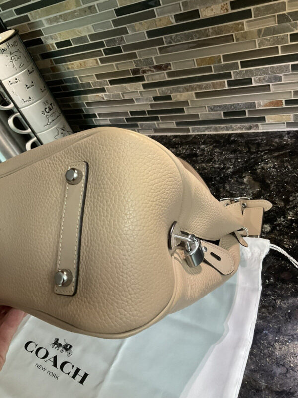 COACH 1941 CASS HOBO Glovetanned Leather Black 89004 Taupe - Image 7