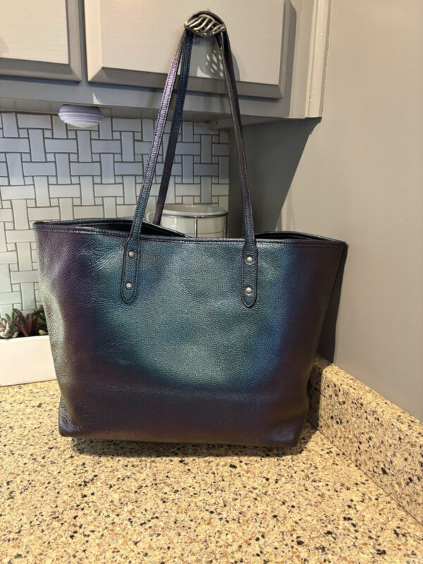 Coach Hologram Oil Slick Iridescent Mermaid Open City Tote 22550 - Image 4