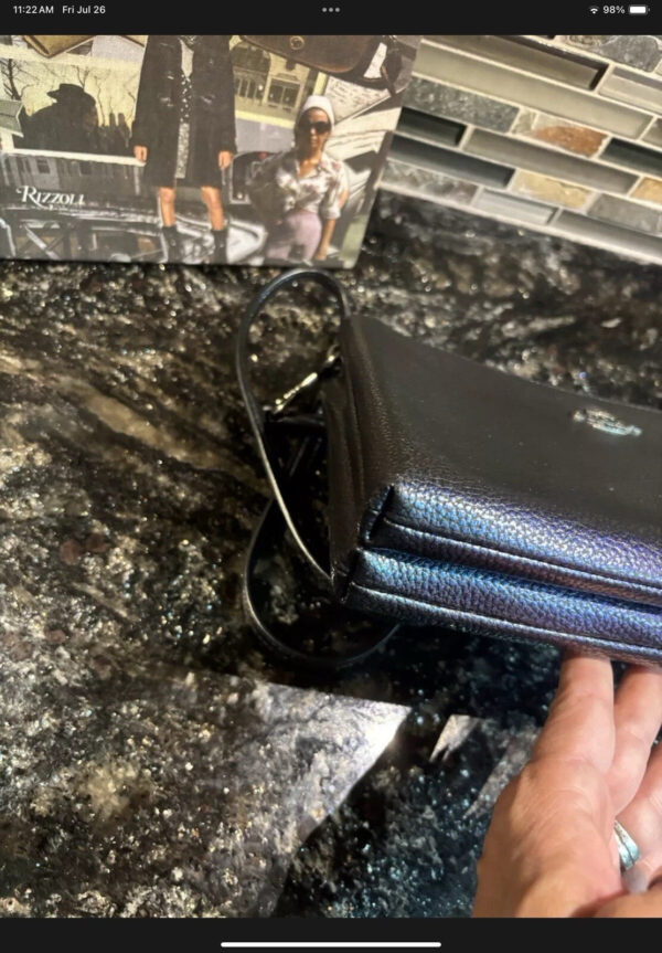 Coach Lyla Crossbody NASA Hologram Iridescent Mermaid Oil Slick Leather 22555 - Image 10