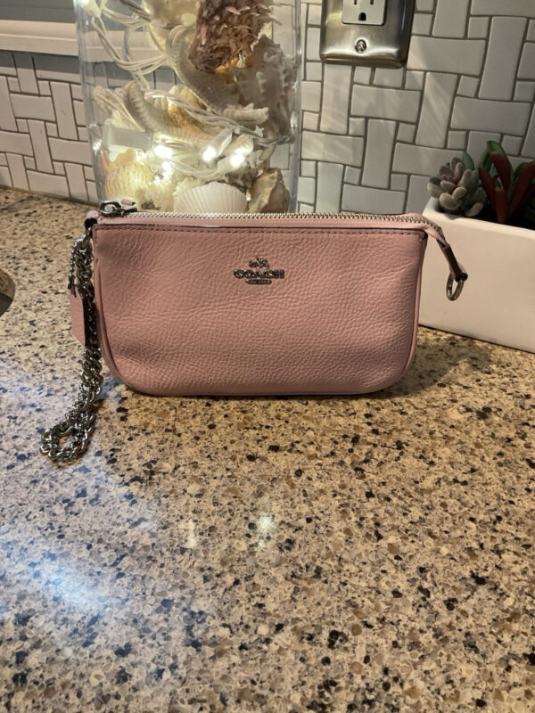 Coach Nolita Large  Wristlet Wallet Clutch  Leather Barbie Pink 53340 - Image 10