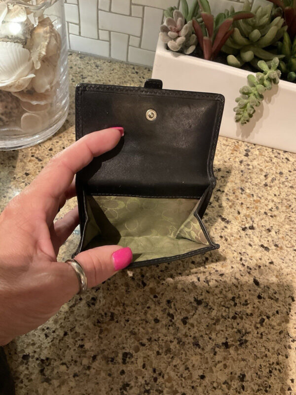 COACH Vintage SOHO Satchel Buckle Flap Cowhide Leather Bag & Wallet 10188 Black - Image 13