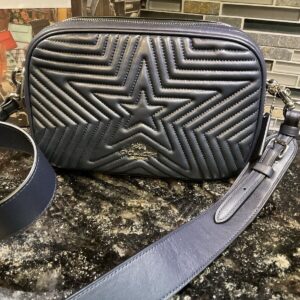 Coach Jes Bag With Star Quilting Napa Leather 1904 Navy Blue