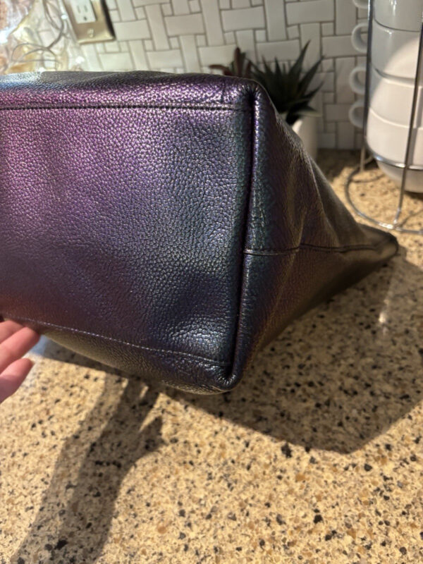 Coach Hologram Oil Slick Iridescent Mermaid Open City Tote 22550 - Image 9