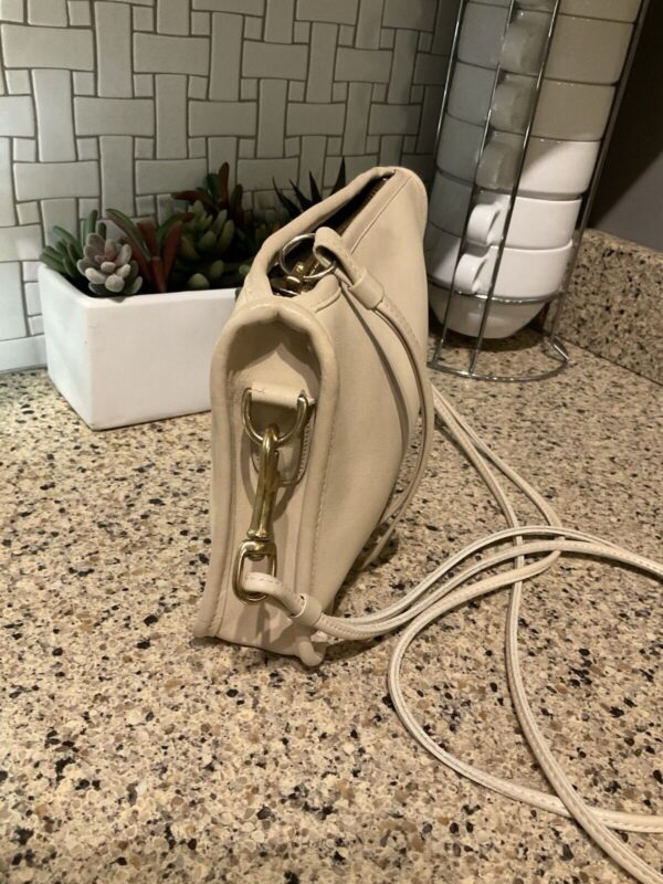 Vintage Coach Bonnie Cashin Leather Clutch/Basic Bag Crossbody Bone 9455 - Image 3