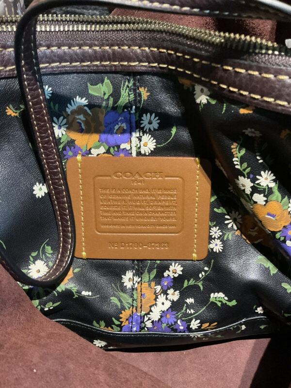 COACH 1941 BANDIT HOBO 39 Glovetanned Pebble Leather Handbag MELON 87363 - Image 10