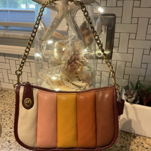 Coach 1941 Swinger 20 With Quilting Nappa Leather Brass/Wine Multi C3490
