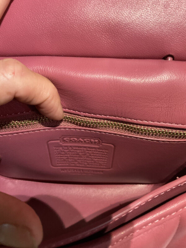 Coach Willis Top Handle 18 With Quilting Coach The Originals C3844 Rouge - Image 9