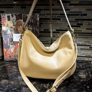 Coach C6340 Tabby Hobo Shoulder Handbag  Leather Chalk Ivory