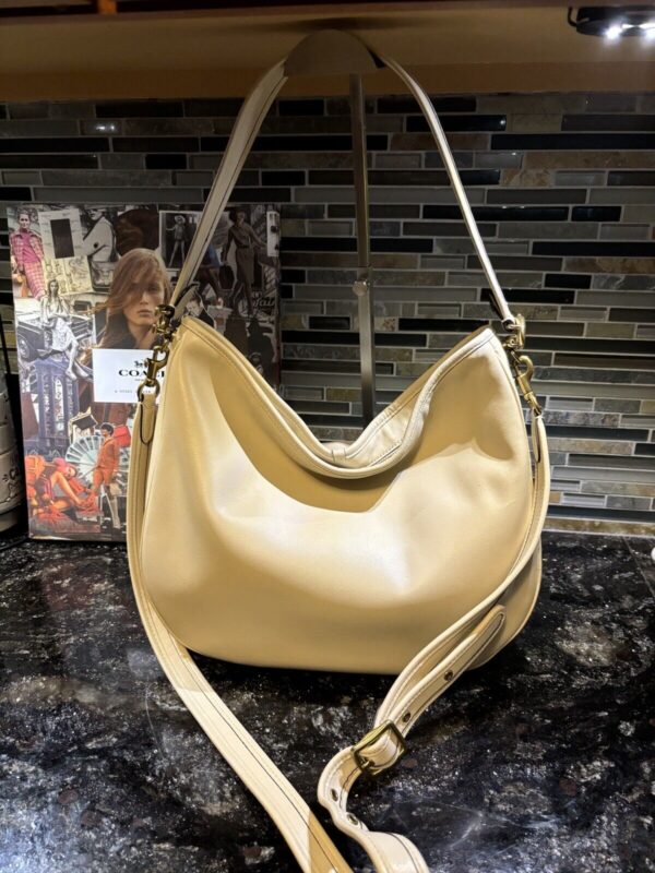 Coach C6340 Tabby Hobo Shoulder Handbag  Leather Chalk Ivory