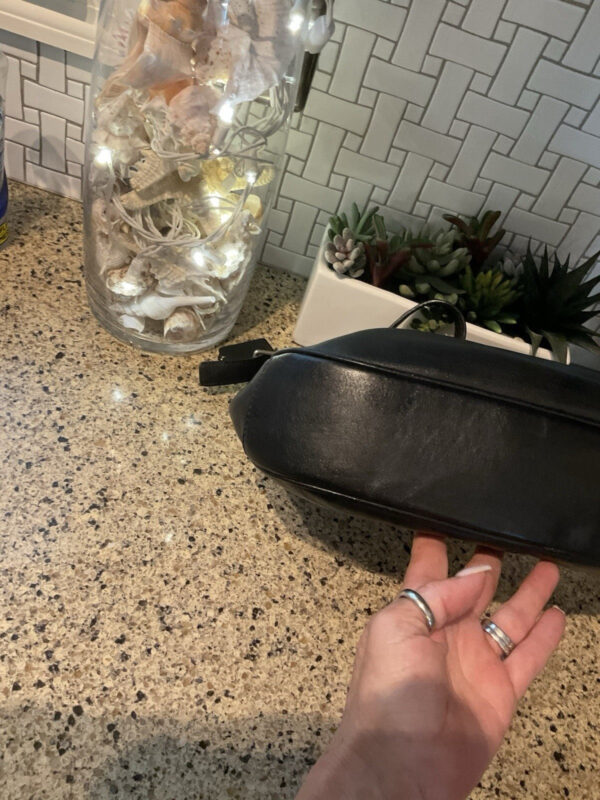 Vintage Coach Legacy West Zoe Crescent Hobo Bag Purse Leather Black 9342 - Image 9